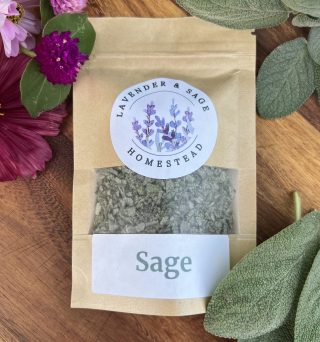 Packet of dried sage