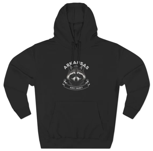 Arky Parky Raccoon Fleece Hoodie - Image 2