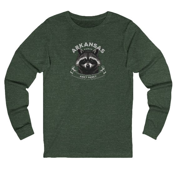 Arky Parky Raccoon Long Sleeve Tee