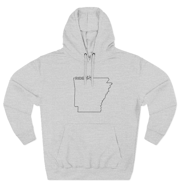 Arky Parky Bike Ride Arkansas Fleece Hoodie